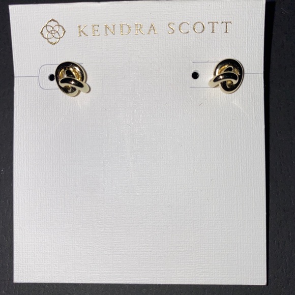 Brand new Kendra Scott gold earrings - Picture 1 of 2